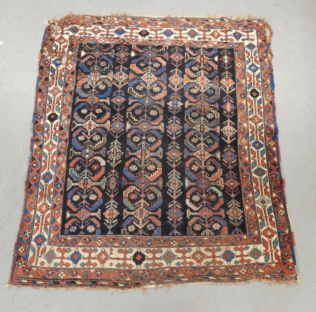 NAVY FIELD AFSHAR PERSIAN RUG