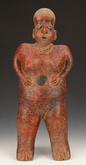 NAYARIT POTTERY STANDING FEMAL