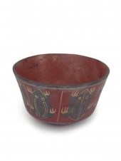 NAZCA POLYCHROME BOWL WITH FRO