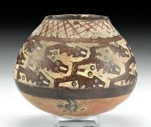NAZCA POLYCHROME JAR W/ SAURIA