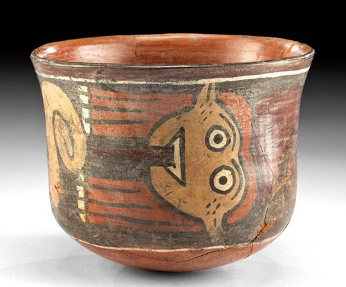 NAZCA POLYCHROME KERO BOWL W/