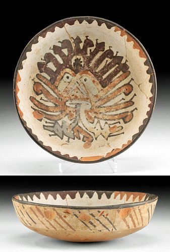 NAZCA POLYCHROME POTTERY BOWL W/