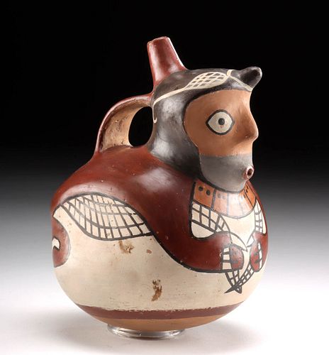 NAZCA POLYCHROME SPOUTED VESSEL