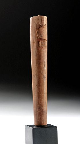 NAZCA WOOD SNUFF TUBE - ABSTRACT