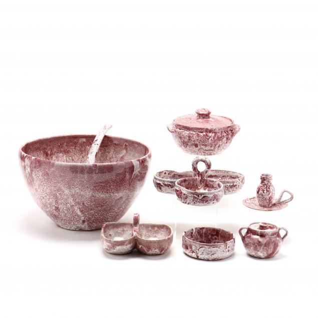 NC POTTERY, A SELECTION OF