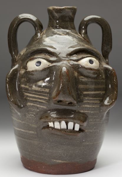 NC Pottery Burlon Craig Face