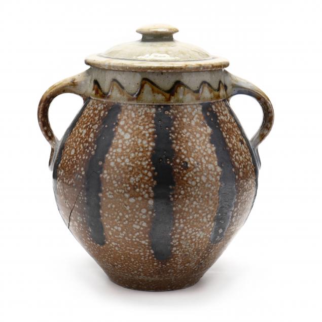 NC POTTERY, MARK HEWITT LIDDED