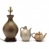 NC POTTERY, MARK HEWITT, THREE