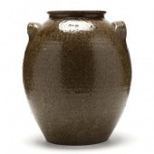NC POTTERY STORAGE JAR, JAMES