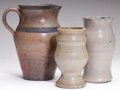 NC Pottery Three Pieces Early