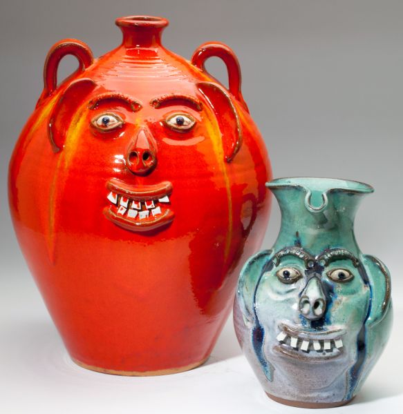 NC Pottery Two A.V. Smith Face