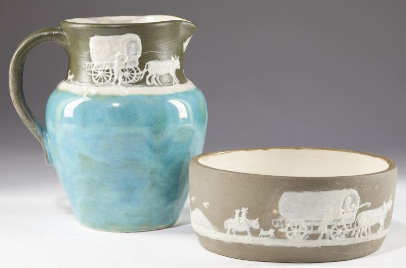 NC Pottery Two Pieces Pisgah
