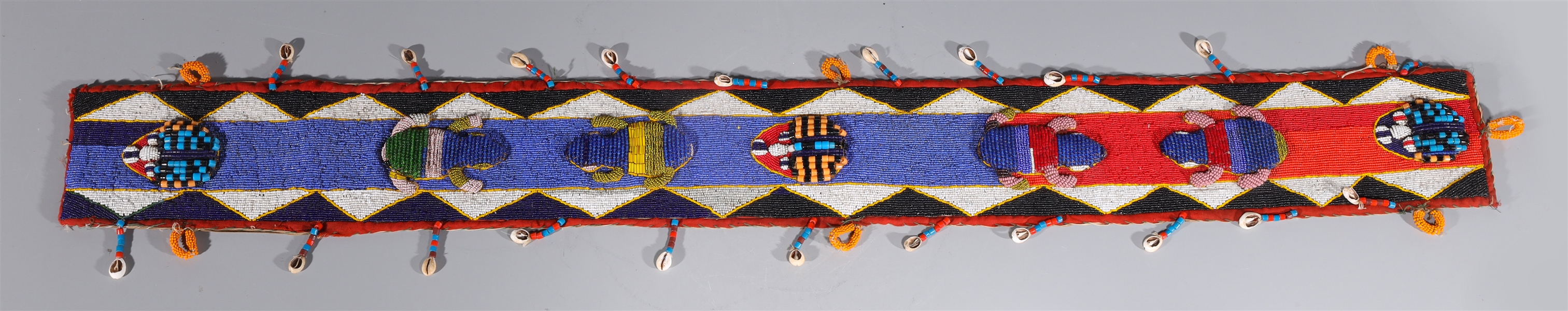 Ndebele Tribe Beaded Bridal Sash,