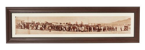 N.E JOHNSON PANORAMIC PHOTOGRAPH OF