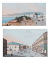 NEAPOLITAN SCHOOL, TWO VIEWS O