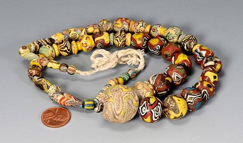 NEAR EASTERN MOSAIC GLASS BEAD