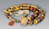 NEAR EASTERN MOSAIC GLASS BEAD