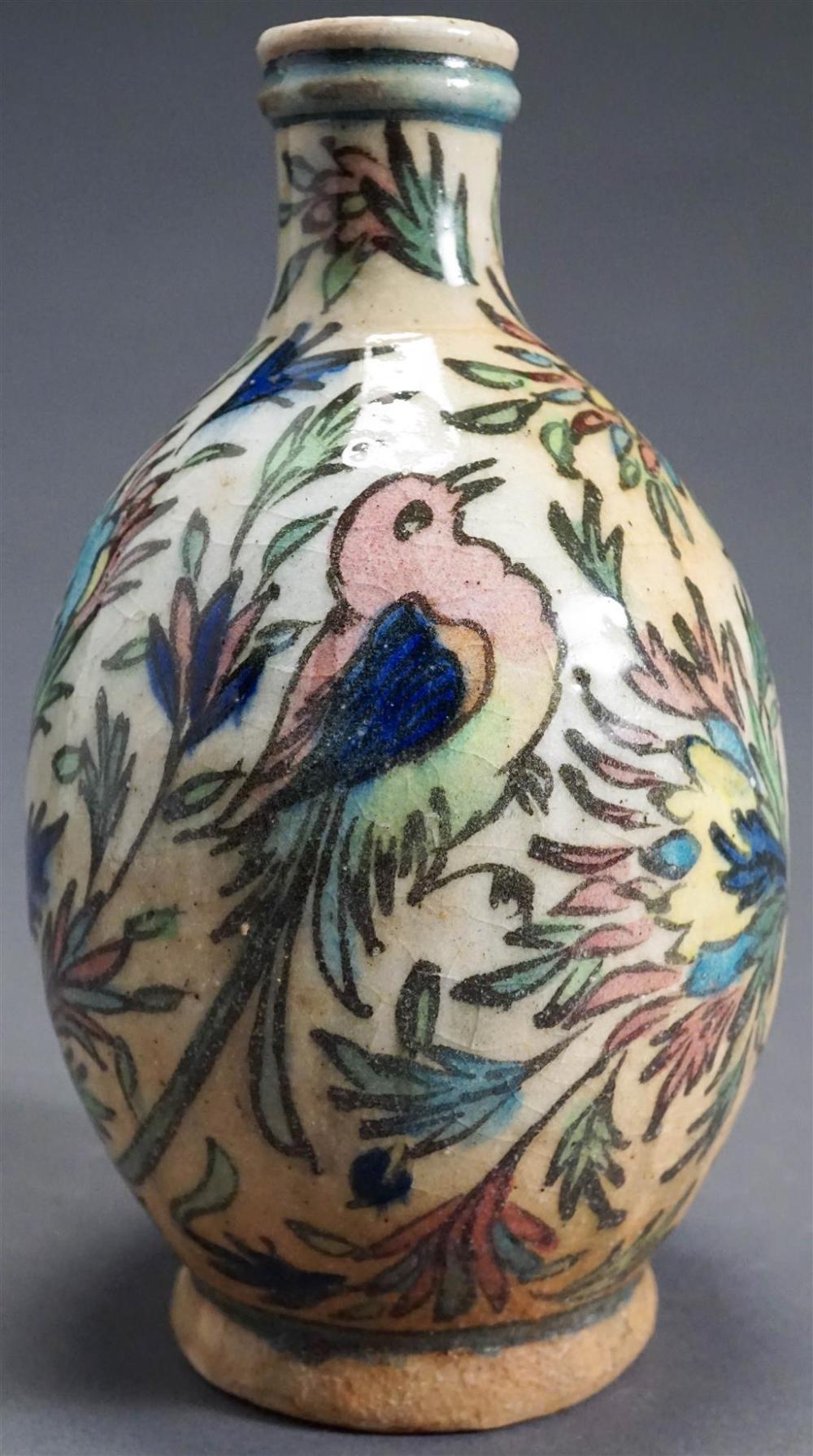 NEAR EASTERN TYPE BIRD AND FLORAL