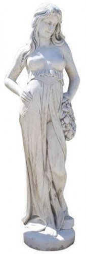 NEAR LIFE-SIZE CAST STONE FIGU