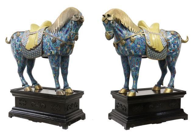 NEAR LIFE-SIZE CHINESE TANG STYLE