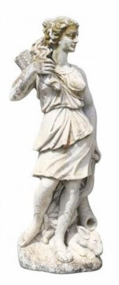 NEAR LIFE-SIZE ITALIAN CAST ST