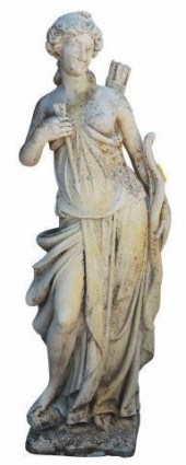 NEAR LIFE-SIZE SCULPTURE, DIAN
