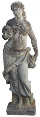 NEAR LIFE-SIZE STATUE OF MAIDE