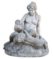 NEAR LIFE-SIZE WATER MAIDEN FO