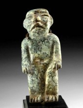 NEAR-MINIATURE OLMEC STANDING