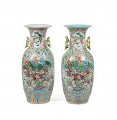 NEAR PAIR CHINESE FAMILLE ROSE