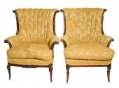 NEAR PAIR, CUSTOM UPHOLSTERED