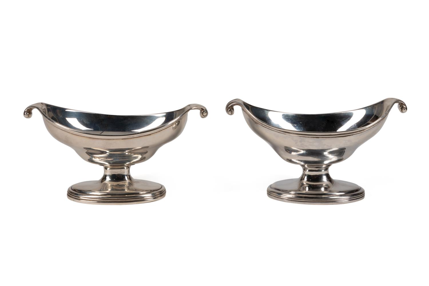NEAR PAIR GEORGE III SILVER