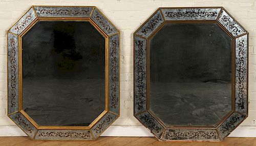 NEAR PAIR JANSEN GILT WOOD