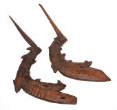 NEAR PAIR OF AFRICAN OR ABORIG