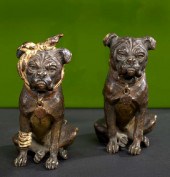 Near-Pair of Diminutive Patina