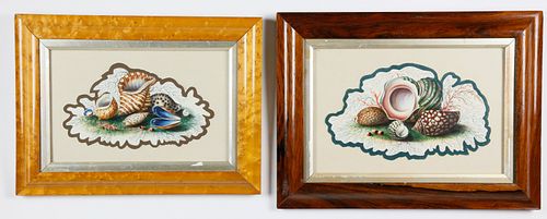 NEAR PAIR OF ENGLISH WATERCOLOR