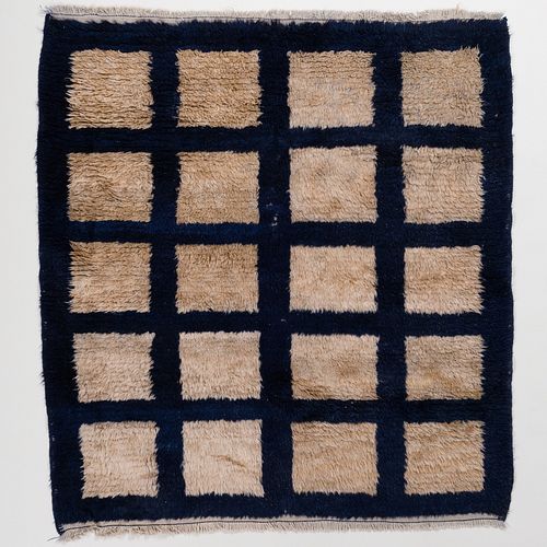 NEAR PAIR OF MODERN BLUE AND