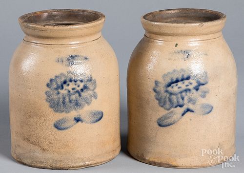 NEAR PAIR OF PENNSYLVANIA STONEWARE