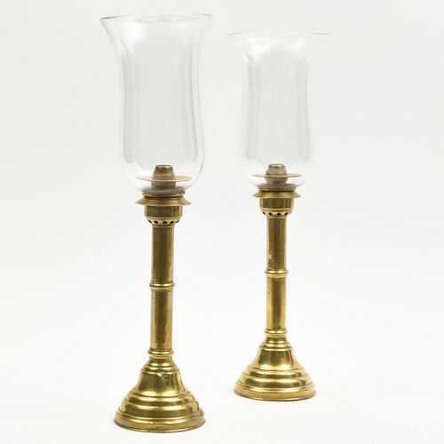 NEAR PAIR OF RUSSIAN BRASS AND