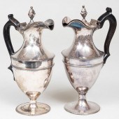NEAR PAIR OF SHEFFIELD PLATE E