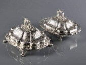 NEAR PAIR SILVER PLATED ENTRÉE