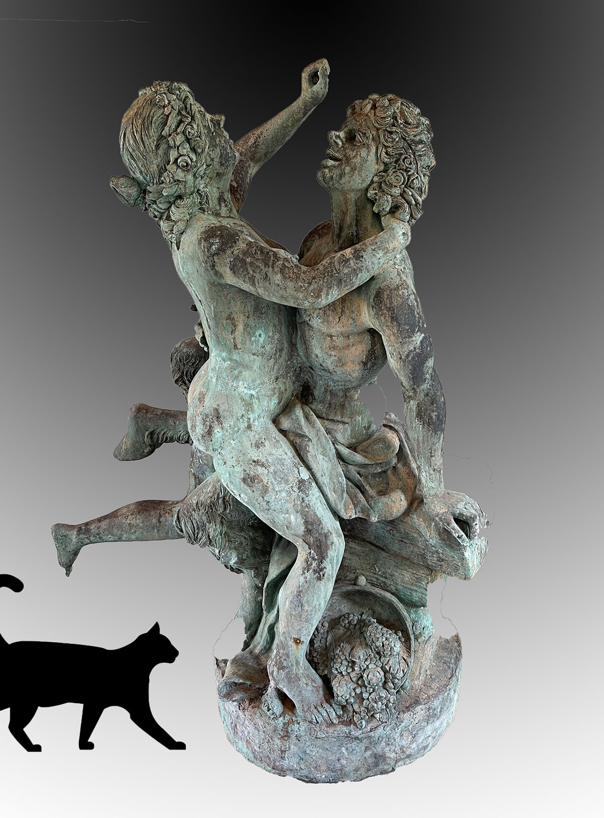 NEARLY LIFESIZE BRONZE AFTER