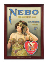 NEBO CIGARETTE SIGN W/ BEAUTIF