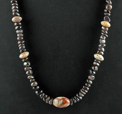 NECKLACE W/ DINOSAUR BONE &