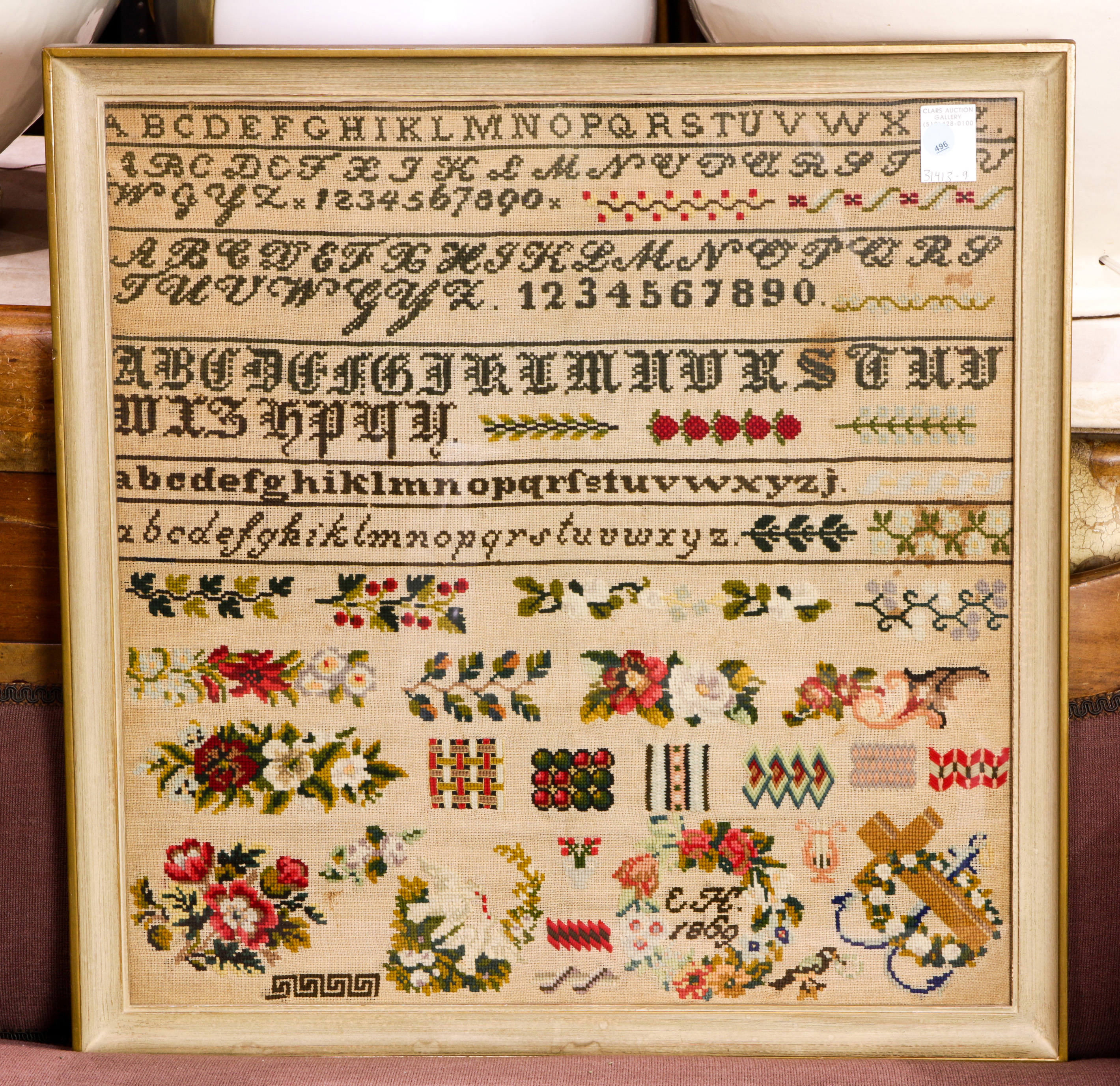 NEEDLEPOINT ALPHABET SAMPLER