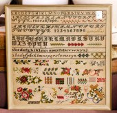 NEEDLEPOINT ALPHABET SAMPLER N