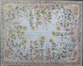NEEDLEPOINT CARPET IN A FLORAL