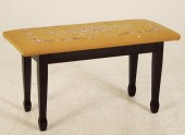 NEEDLEPOINT LIFT TOP PIANO BEN