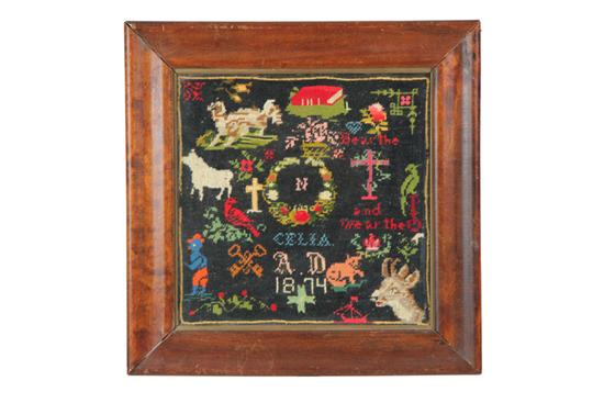 NEEDLEWORK.  American  1874  wool