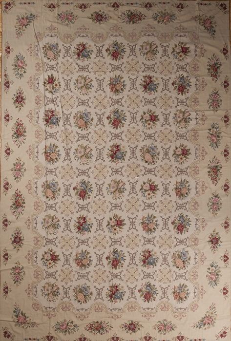 NEEDLEWORK CARPET The ivory field